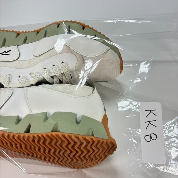 Reebok Zig Dynamica White Light Green Running Shoes FFC0096069 Women’s Size 8 - Picture 9 of 11